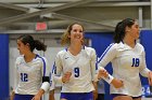 VB vs RIC  Wheaton Women's Volleyball vs Rhode Island College. - Photo by Keith Nordstrom : Wheaton, Volleyball, VB